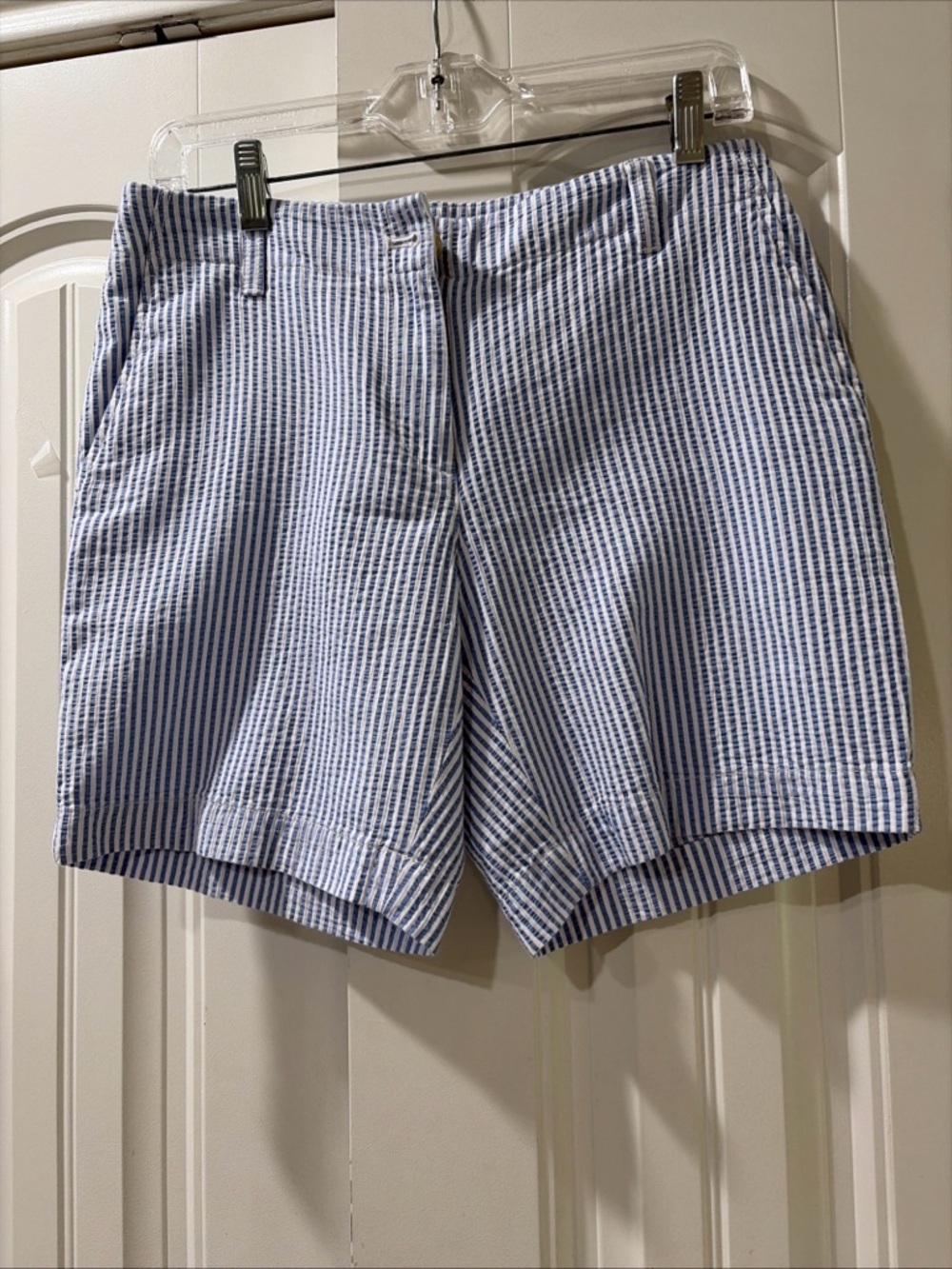 Striped Talbots Women’s Shorts - Blue/White